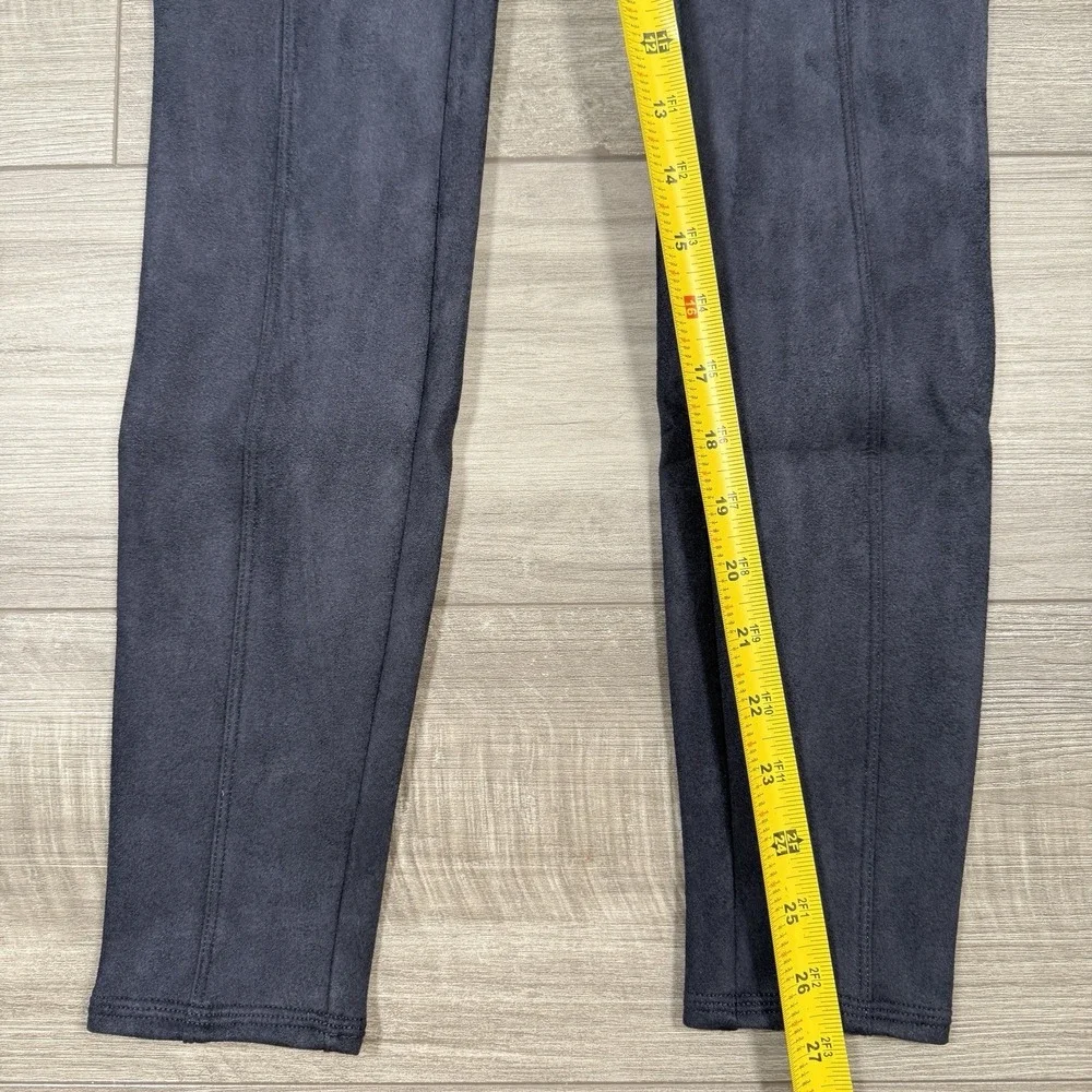 SPANX Womens Faux‎ Suede Classic Navy Shaping Leggings Size Small 20322R NEW